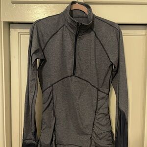 Lululemon Blue/Gray Quarter-Zip Pullover
